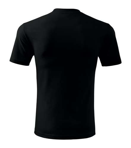 TRICOU CLASIC UNISEX, NEGRU - imagine 4