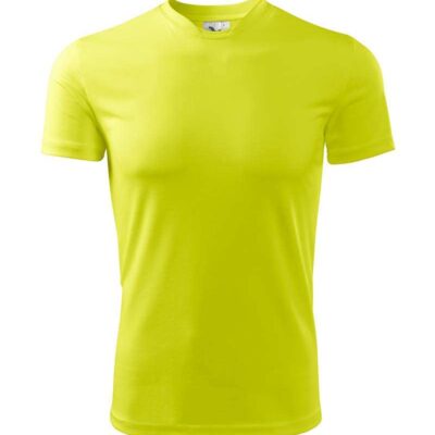 tricou-sport-victory-unisex-galben-neon-xxxl