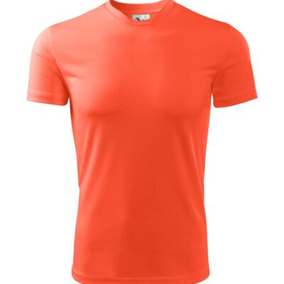 tricou-sport-victory-unisex-portocaliu-neon