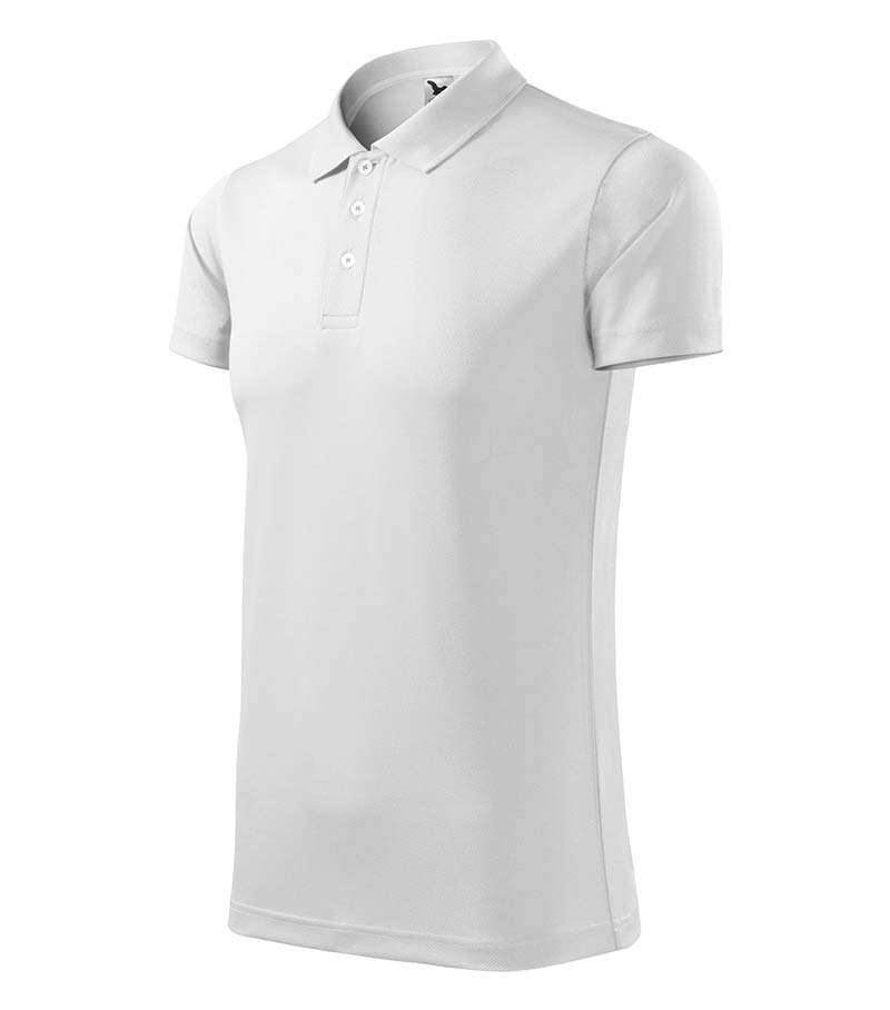 TRICOU SPORT POLO UNISEX ALB - imagine 2