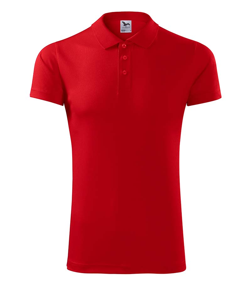tricou-sport-polo-unisex-rosu