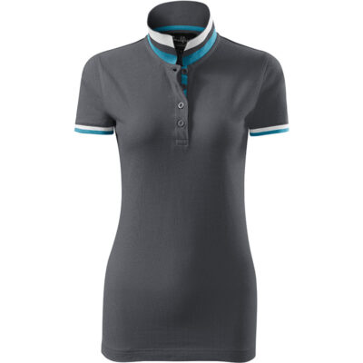 tricou-polo-be-smart-dama-gri-inchis