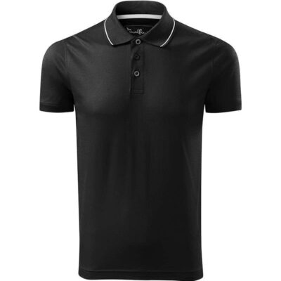 tricou-polo-barbati-mercerizat-negru