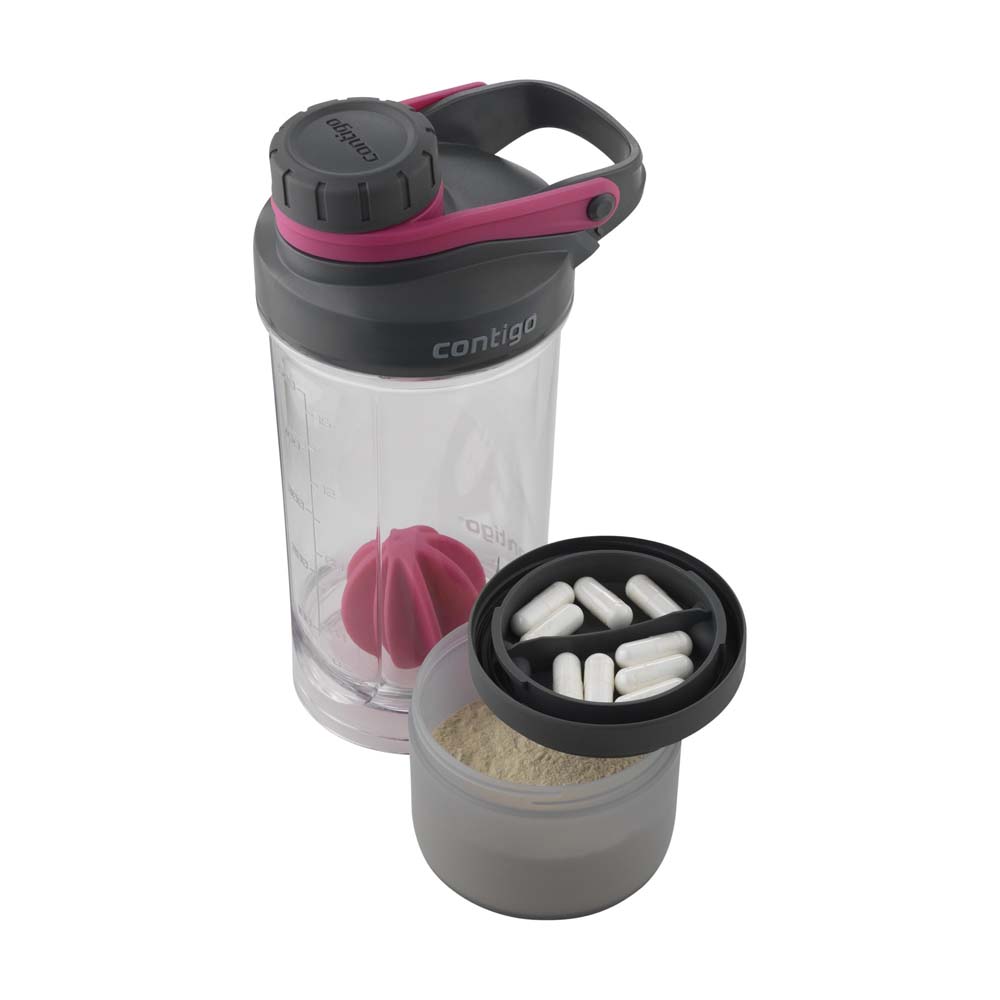 PAHAR SHAKER PERSONALIZAT 650ML ESCURAL ROZ - imagine 5