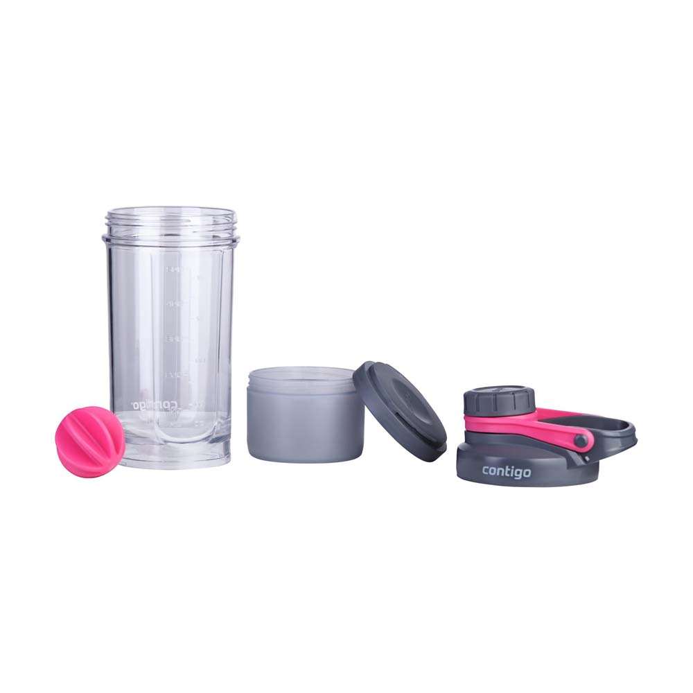 PAHAR SHAKER PERSONALIZAT 650ML ESCURAL ROZ - imagine 2