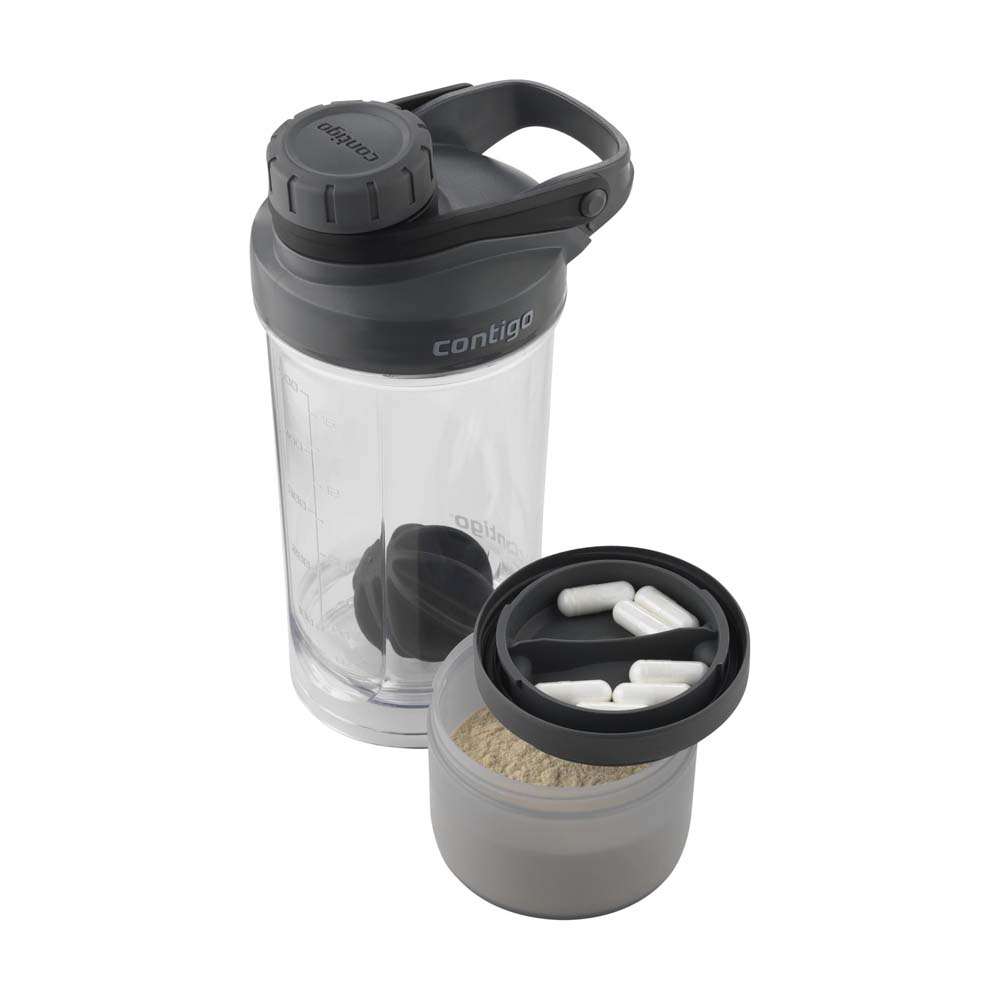 PAHAR SHAKER PERSONALIZAT 650ML ESCURAL NEGRU - imagine 4