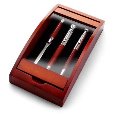 set-instrumente-de-scris-lemn-cu-stilou-si-cutit-corespondenta-penacova-maro-1