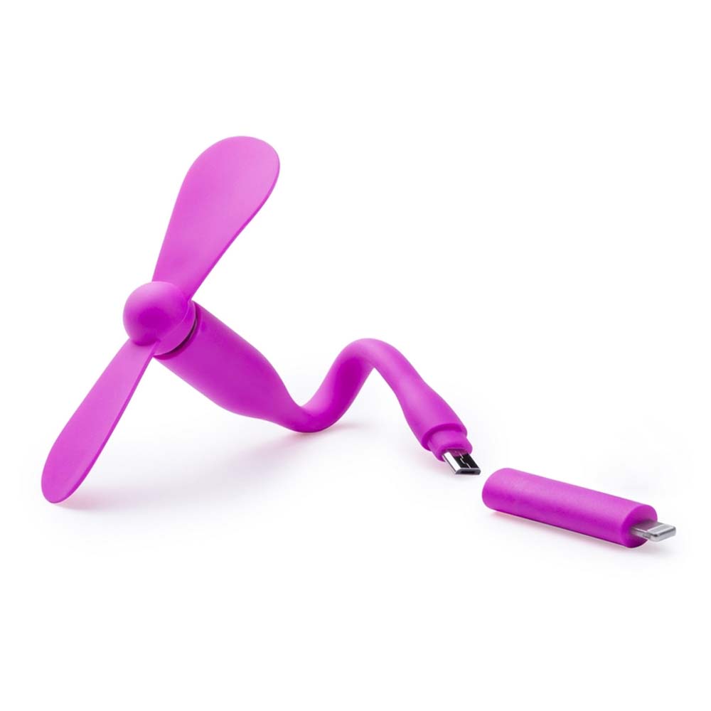 VENTILATOR CU USB PENTRU TELEFONUL MOBIL MACADA ROZ - imagine 7
