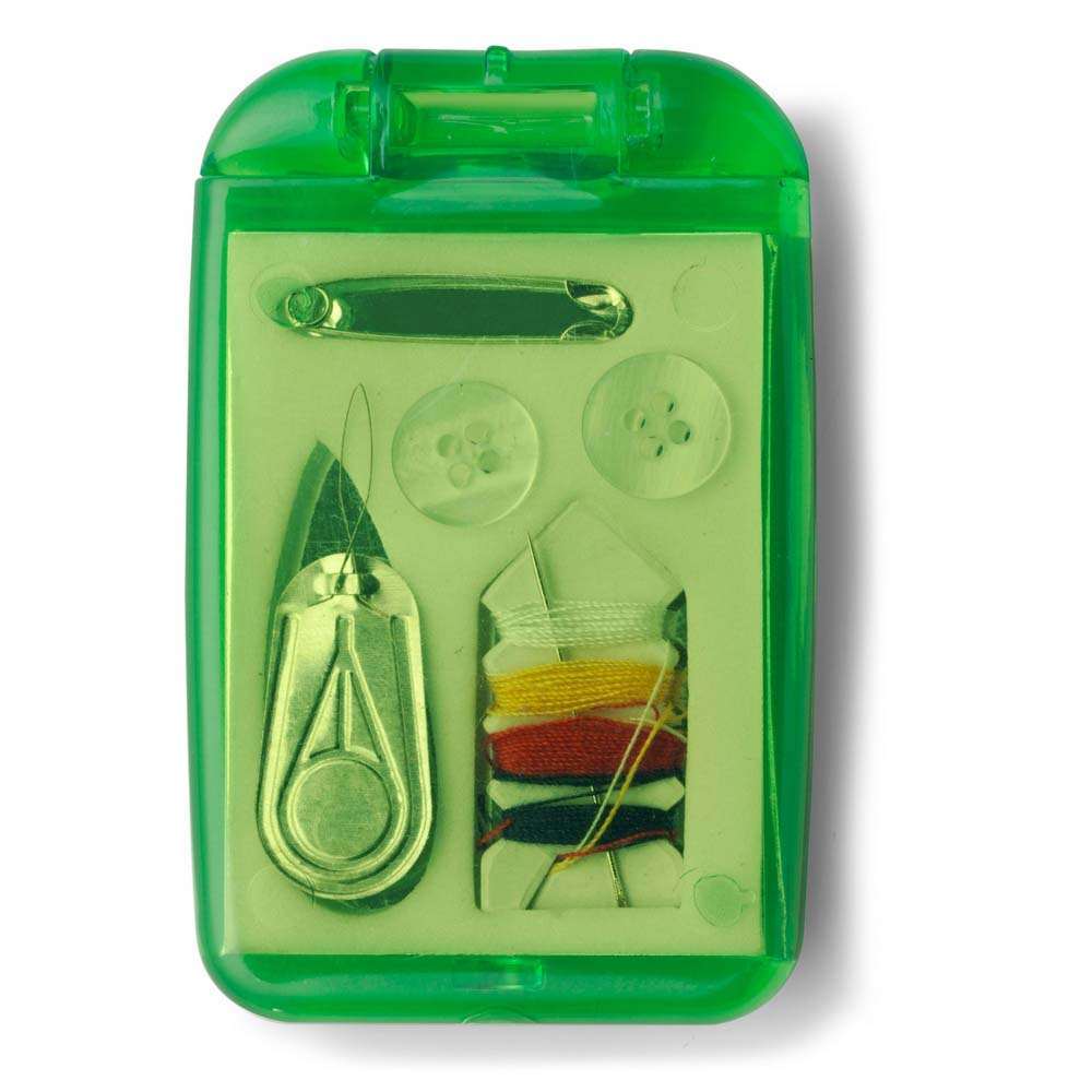 SET ACCESORII DE CUSUT PENTRU CALATORIE AFILE ALBASTRU - imagine 3