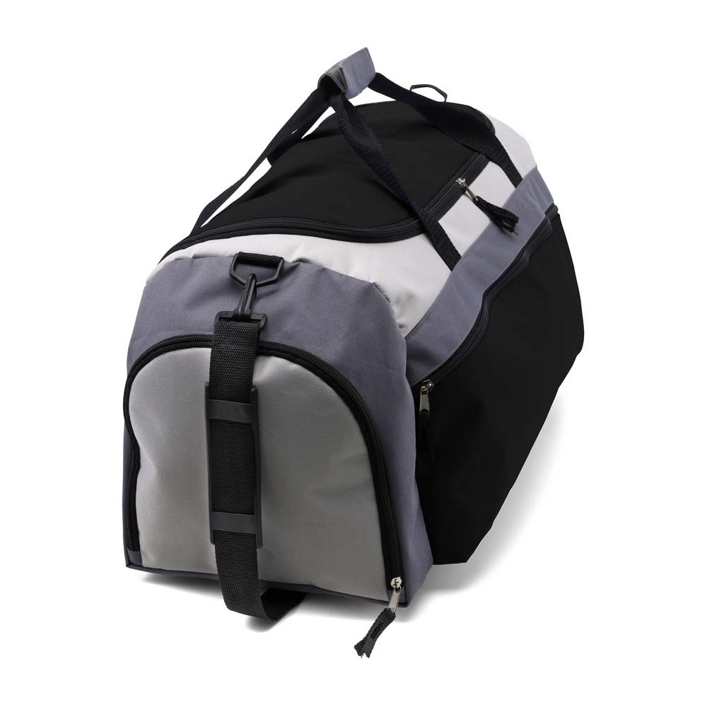 GEANTA VOIAJ PERSONALIZATA SANFINS GRI/NEGRU - imagine 5