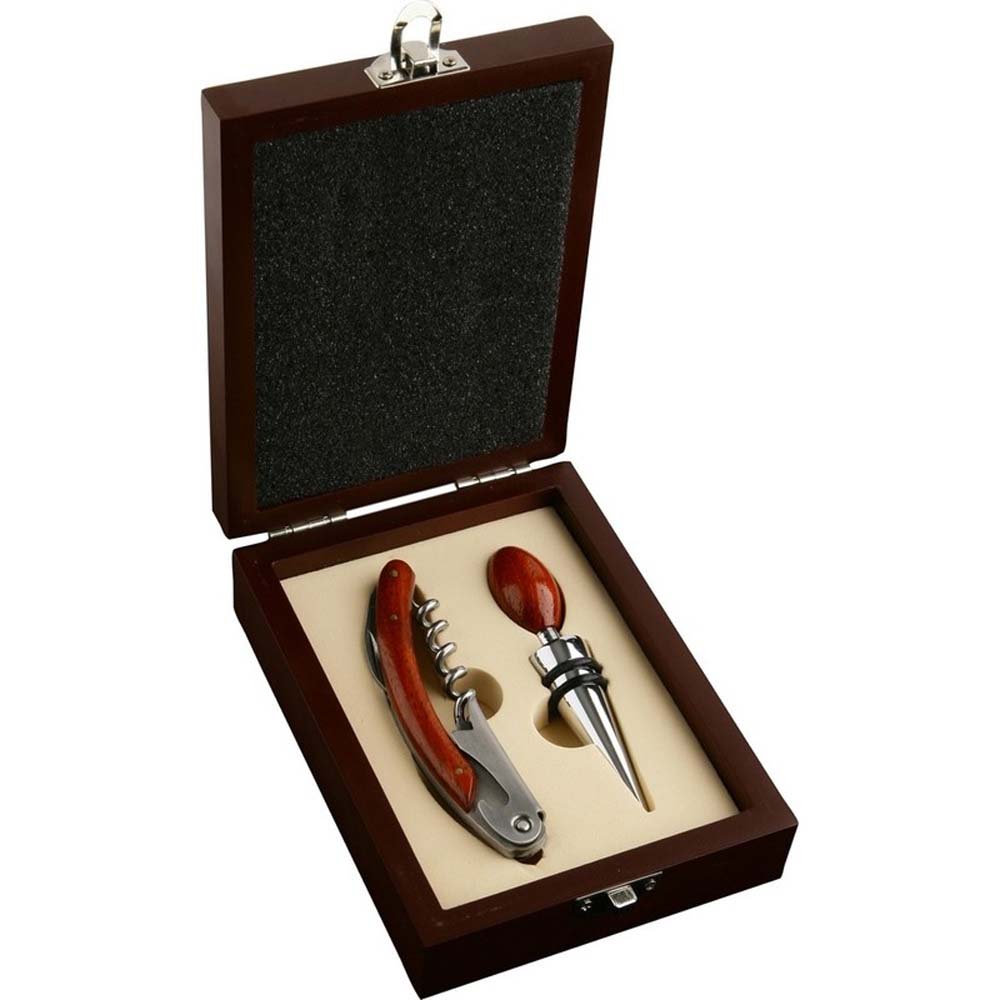 accesorii-vin-personalizate-2-piese-in-cutie-lemn-azate-maro