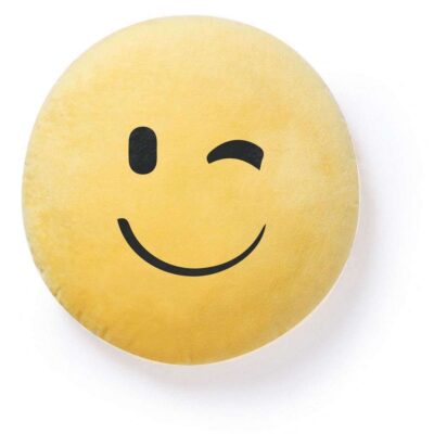 perna-rotunda-personalizata-design-smiley-face-wink-galben