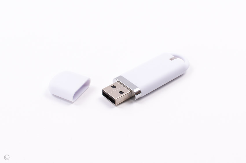 USB PLASTIC PERSONALIZAT 4GB RIBEIRA ALB - imagine 3
