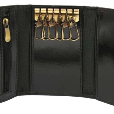 port-chei-personalizat-piele-naturala-braone-negru