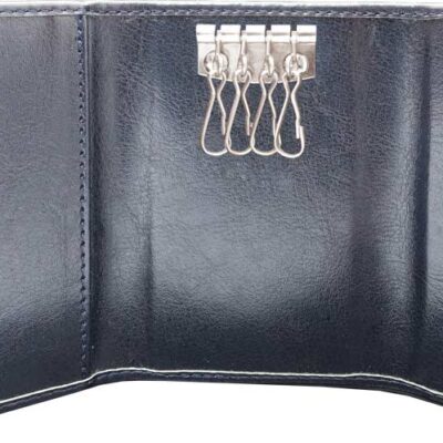 port-chei-personalizat-piele-ecologica-breda-albastru