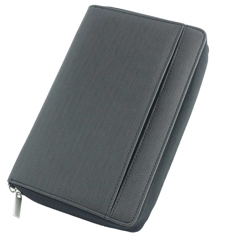 PORTOFEL CALATORII PERSONALIZAT CU BATERIE EXTERNA 4000 mAh BOCENAGO NEGRU - imagine 4