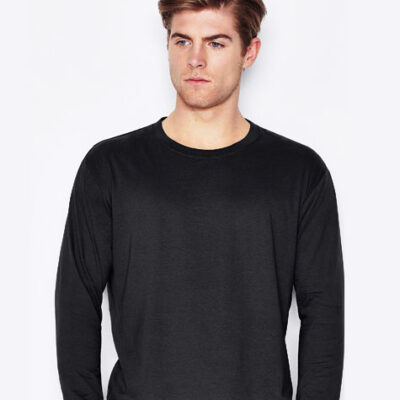 tricou-personalizat-basic-long-barbati-negru