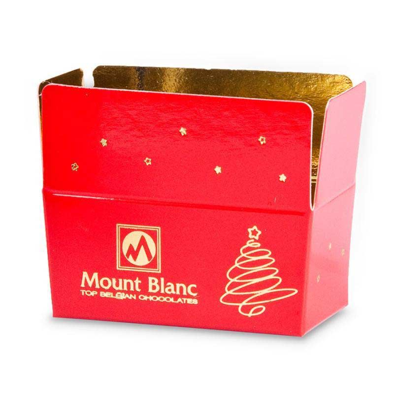 BOMBOANE BELGIENE PERSONALIZATE MINI BALLOTIN RED CHRISTMAS TREE NO. 1 - imagine 2