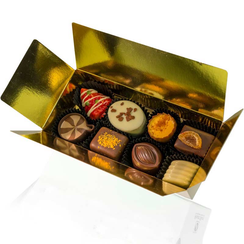 BOMBOANE BELGIENE PERSONALIZATE MINI BALLOTIN CHRISTMAS WHITE NO.4 - imagine 3