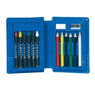 set-articole-colorat-clooney-albastru