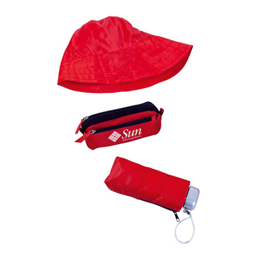 SET UMBRELA SI PALARIE RAINING ROSU - imagine 2