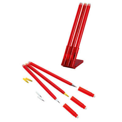 set-instrumente-de-scris-zibo-rosu