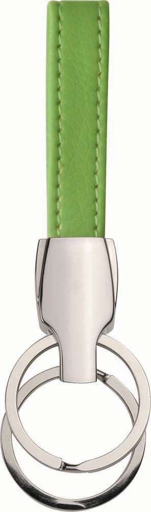 BRELOC METAL SI PVC LANY PORTOCALIU - imagine 3