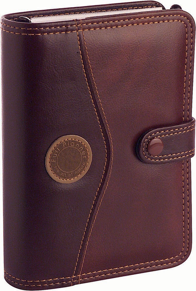 AGENDA ORGANIZER B6 PIELE ECOLOGICA COLORFUL ALBASTRU - imagine 3