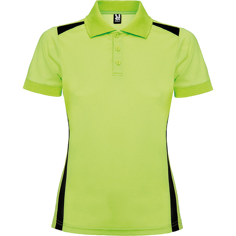 tricou-sport-polo-duo-color-dama-verdenegru