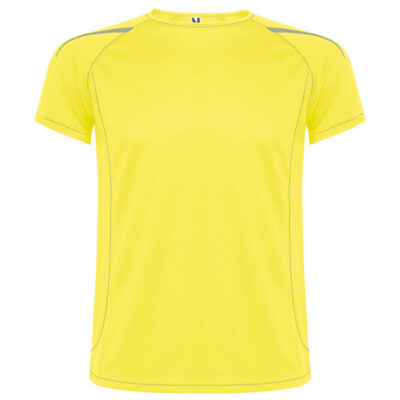 tricou-sport-forever-active-barbati-galben-fluorescent