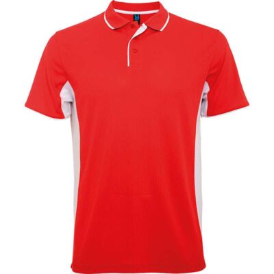 tricou-sport-polo-duo-color-barbati-rosualb
