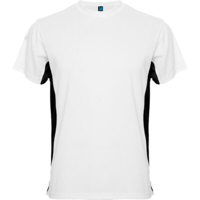 tricou-sport-bicolor-barbati-albnegru
