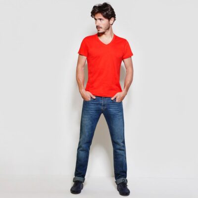 tricou-vegas-rosu-barbati