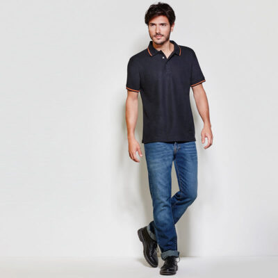 tricou-polo-bandera-barbati-negru