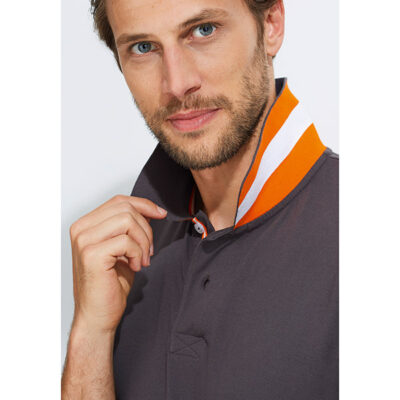tricou-polo-patriot-barbati-gri-inchis-xxxl