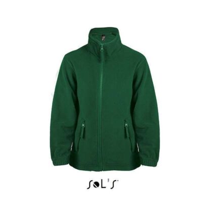 jacheta-fleece-north-copii-verde-inchis