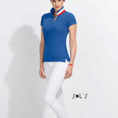 tricou-polo-patriot-dama-albastru