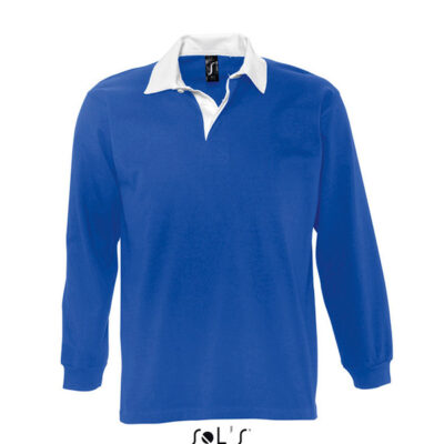 tricou-polo-bicolor-barbati-albastru