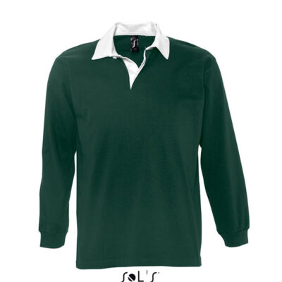 tricou-polo-bicolor-barbati-verde