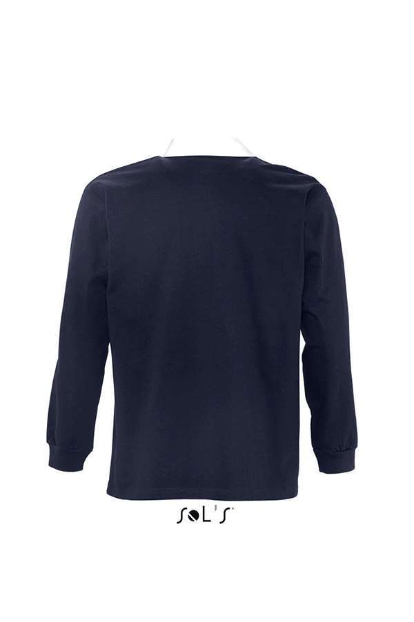 TRICOU POLO BICOLOR BARBATI BLEUMARIN - imagine 3
