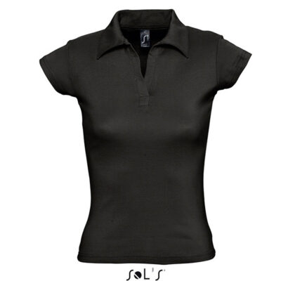 tricou-polo-be-pretty-dama-negru