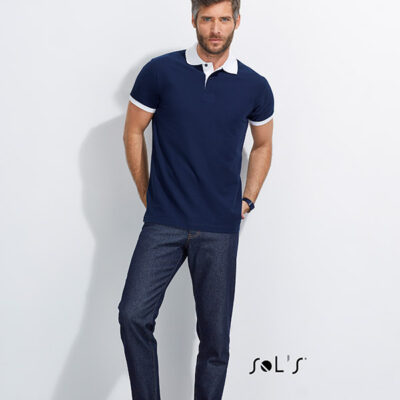 tricou-polo-nightlife-unisex-bleumarinalb