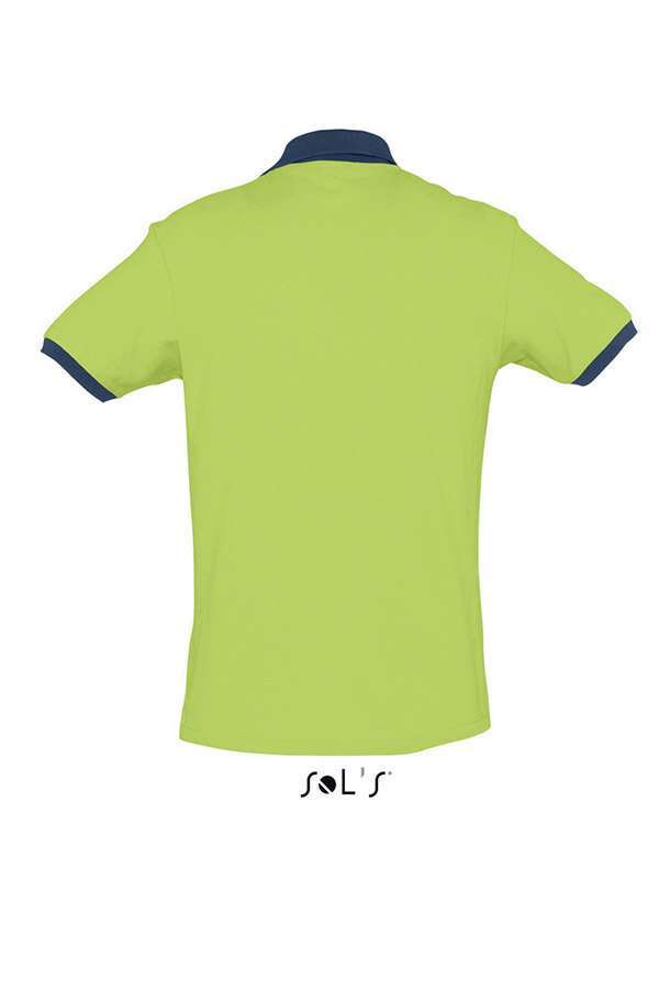 TRICOU POLO NIGHTLIFE UNISEX VERDE/BLEUMARIN - imagine 5