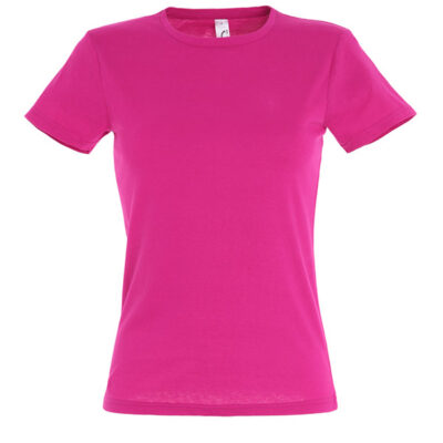 tricou-simplu-dama-fucsia