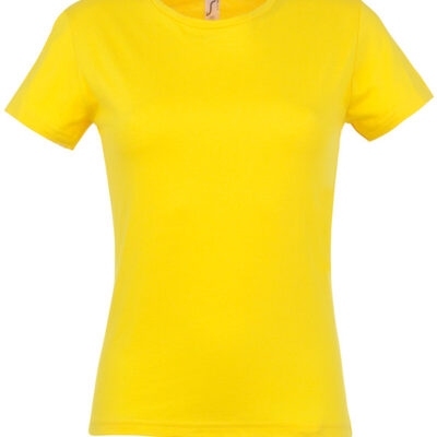 tricou-simplu-dama-galben