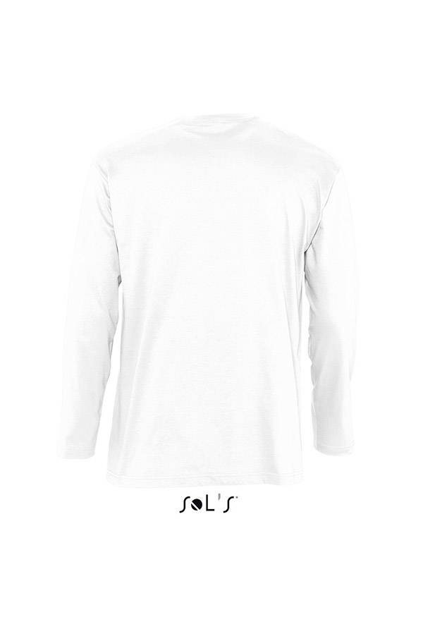 BLUZA IMPRIMATA BASIC BARBATI ALB - imagine 3