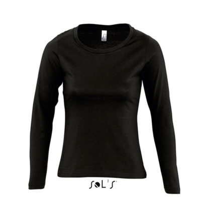 bluza-imprimata-basic-dama-negru