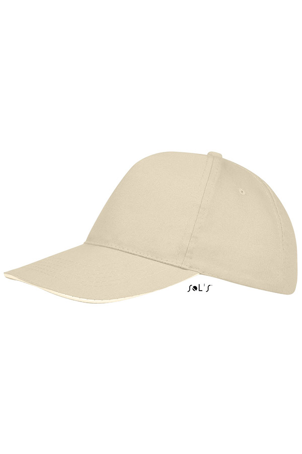 SAPCA PERSONALIZATA SUNNY UNISEX BEJ/ALB - imagine 3