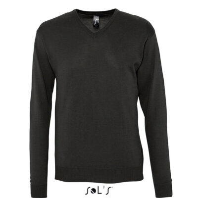 pulover-office-cu-anchior-barbati-negru-xxxl