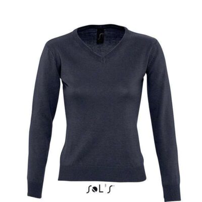 pulover-office-cu-anchior-dama-bleumarin